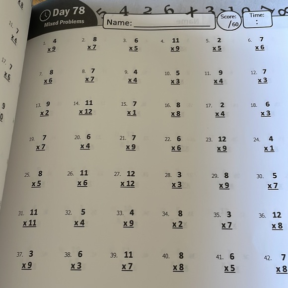 100 Days of Timed Tests - Picture 5 of 5